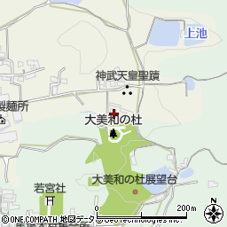 奈良県桜井市茅原190周辺の地図