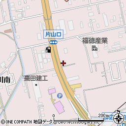 丸源ラーメン福山神辺店周辺の地図