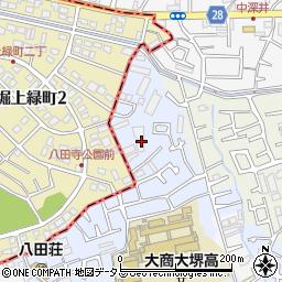 大阪府堺市中区堀上町220周辺の地図