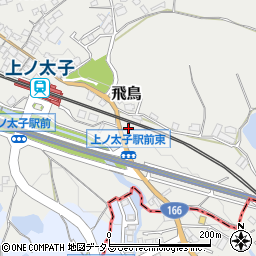 大阪府羽曳野市飛鳥831-3周辺の地図