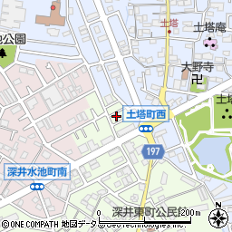 大阪府堺市中区深井東町3118周辺の地図