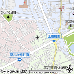 大阪府堺市中区深井東町3092周辺の地図
