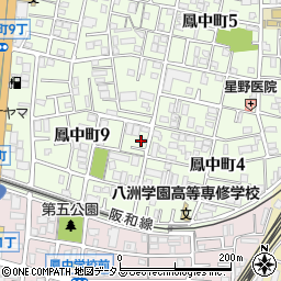 日本キリスト教団鳳教会周辺の地図