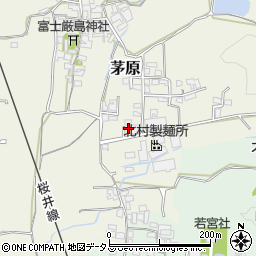 奈良県桜井市茅原270-5周辺の地図