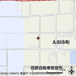 奈良県橿原市太田市町114周辺の地図
