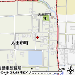 奈良県橿原市太田市町78周辺の地図