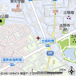 大阪府堺市中区深井東町3100周辺の地図