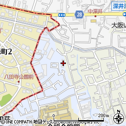 大阪府堺市中区堀上町216-2周辺の地図