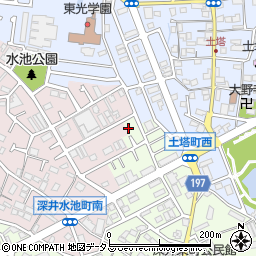 大阪府堺市中区深井東町3075周辺の地図