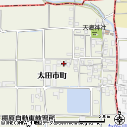 奈良県橿原市太田市町97周辺の地図