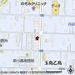 ＥＮＥＯＳ乙島ＳＳ周辺の地図