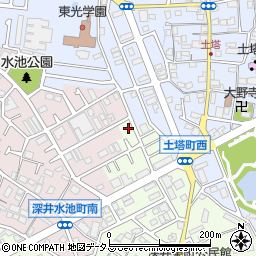 大阪府堺市中区深井東町3074周辺の地図