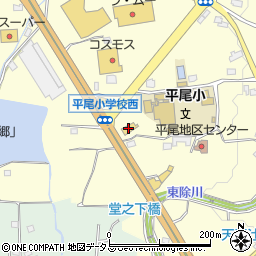 マクドナルド３０９堺美原店周辺の地図