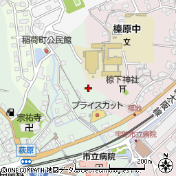 稲荷神社周辺の地図