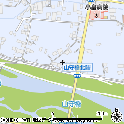 広島県福山市駅家町上山守122周辺の地図