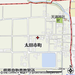 奈良県橿原市太田市町98周辺の地図