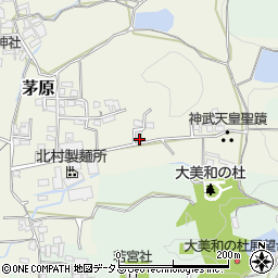 奈良県桜井市茅原233周辺の地図