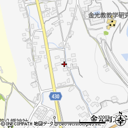 岡山県浅口市金光町大谷707周辺の地図