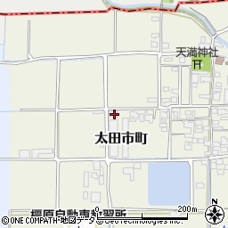 奈良県橿原市太田市町100周辺の地図