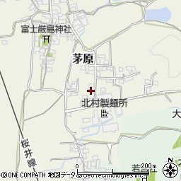 奈良県桜井市茅原255周辺の地図