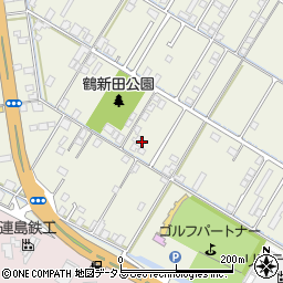 岡山県倉敷市連島町鶴新田2571周辺の地図
