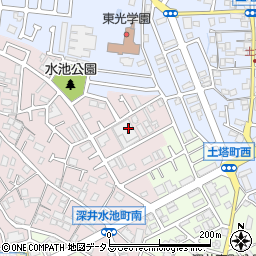食品館アプロ　堺水池店周辺の地図