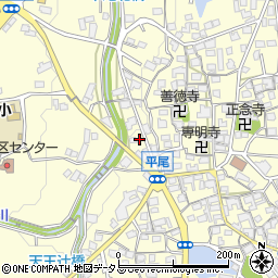 大阪府堺市美原区平尾周辺の地図