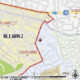 大阪府堺市中区堀上町224-24周辺の地図