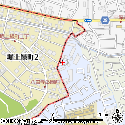 大阪府堺市中区堀上町224-22周辺の地図