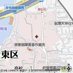 ファミリーマート堺高松店周辺の地図