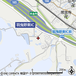 大阪府羽曳野市飛鳥458-1周辺の地図