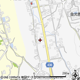 岡山県浅口市金光町大谷694周辺の地図