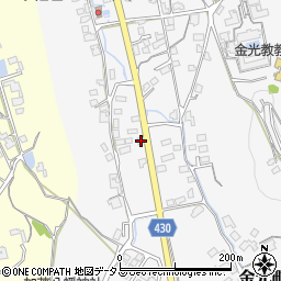 岡山県浅口市金光町大谷694-1周辺の地図