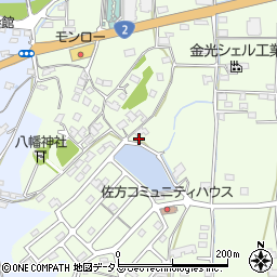 岡山県浅口市金光町佐方386周辺の地図