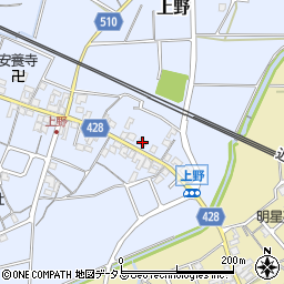 三重県多気郡明和町上野800周辺の地図