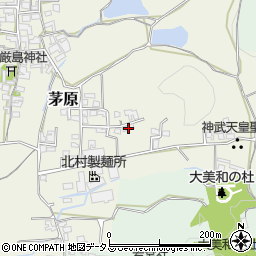 奈良県桜井市茅原307周辺の地図