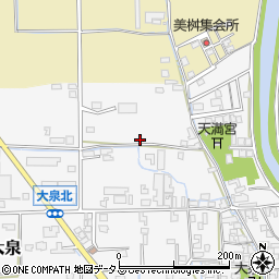 奈良県桜井市大泉周辺の地図