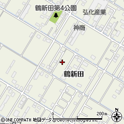 岡山県倉敷市連島町鶴新田2363-6周辺の地図