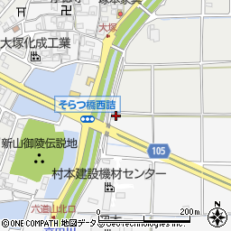 株式会社フラップ　奈良広陵営業所周辺の地図