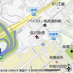 佐川急便株式会社　倉敷営業所周辺の地図