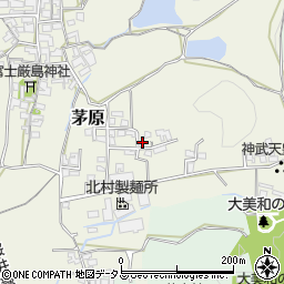 奈良県桜井市茅原305-4周辺の地図