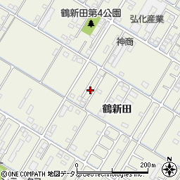 岡山県倉敷市連島町鶴新田2360周辺の地図