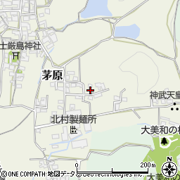 奈良県桜井市茅原305周辺の地図