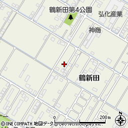 岡山県倉敷市連島町鶴新田2358-11周辺の地図