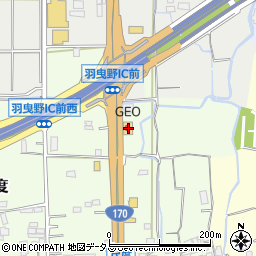 大阪府羽曳野市尺度17周辺の地図