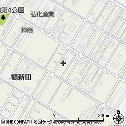 岡山県倉敷市連島町鶴新田2157-8周辺の地図
