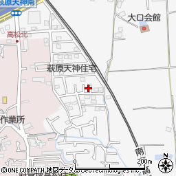 大阪府堺市東区日置荘原寺町260周辺の地図
