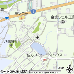 岡山県浅口市金光町佐方305周辺の地図