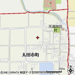 奈良県橿原市太田市町周辺の地図