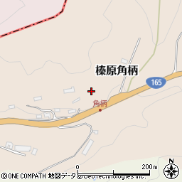奈良県宇陀市榛原角柄周辺の地図